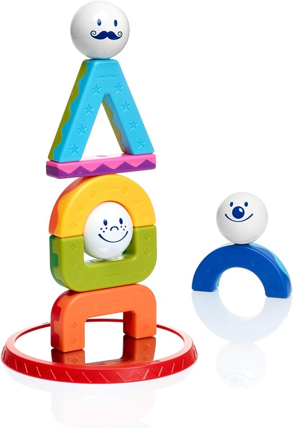 SmartMax My First Acrobats STEM Magnetic Toy Along Building Challenges, Ages 1.5-5