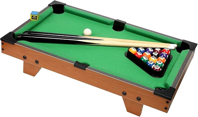 Mini Pool Table for Kids Small Billiards Game Table Top Pool Table Toy for Cat Gift for Kids Cat Pool Table Toy