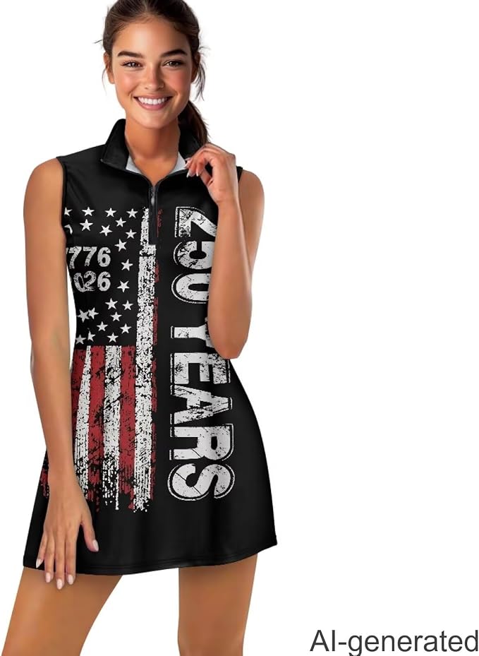 Golf Dress Tennis Dresses for Women with Built in Shorts and Pockets Sleeveless Athletic Dress Workout Dress