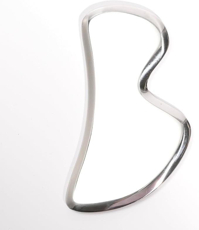 Gua sha Tool gua sha Stainless Steel iastm Tool Gussha Massage Tool Muscle Scraping Tool for Soft Tissue Therapy and Reduce Arms,Back, Legs, Neck Muscle Pain(liandaoshanshao)………