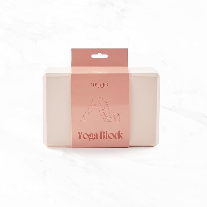 MYGA Yoga Block,Lightweight EVA Foam Yoga Brick,High Density Non-Slip Block for Yoga Poses, Pilates, Balance and Flexibility
