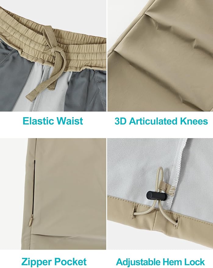 Kids Cargo Pants Waterproof Boys Hiking Outdoor Camping Pants Quick Dry UPF 50+ Toddler Youth Uniform Pants