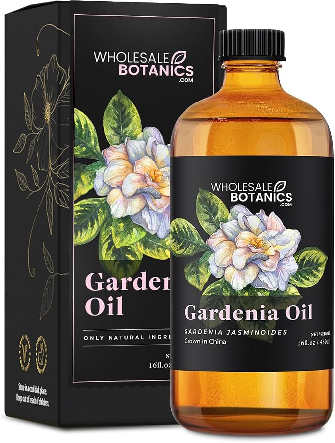 Gardenia Essential Oil by Wholesale Botanics | Premium Grade Essential Oil | for Aromatherapy, Soaps, Lotions, & Candles | Vegan & Cruelty Free (16 Fl.Oz.)
