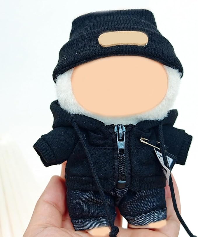 Clothes Sets Suitable for 17cm Dolls (Only Clothes No Doll ) Hoodie Clothing Accessories, Cardigan Outfits Suitable for Doll Soft Clothing Replacement