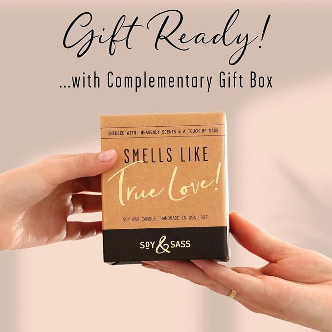 3 Year Anniversary Gift for Her - '3 Year Later' Candle, w/Sandalwood Rose - infused w/Essential Oils I 3rd Anniversary Gifts for Wife I 3 Year Wedding Anniversary Gifts I 50Hr Burn I USA Made