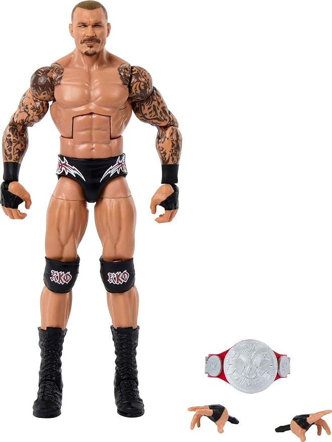Mattel WWE Randy Orton Elite Collection Action Figure, Deluxe Articulation & Life-like Detail with Iconic Accessories, 6-inch