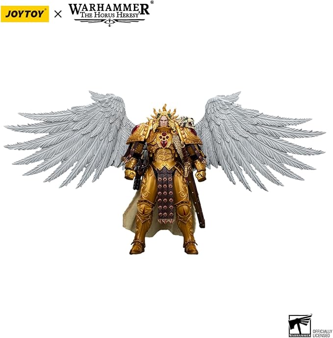 JOYTOY Warhammer The Horus Heresy Blood Angels Sanguinius Primarch of The IXth Legion 1:18 Scale Action Figure Mecha Joy Toy Collection Model 7.4in