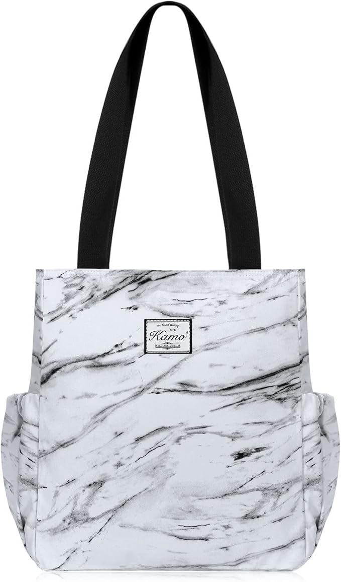 KAMO Floral Tote Bag - Waterproof Lightweight Handbags Travel Shoulder Bag for Hiking Yoga Gym Swimming Travel Beach