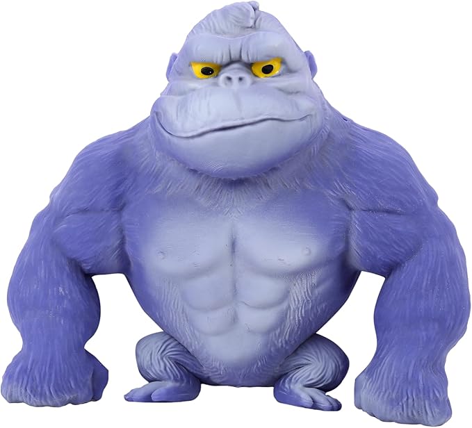 Super Stretchy Gorilla Fidget Toy, Squishy Monkey Squeeze Toy, Splat Maxi Kong, Sensory and Fidget Toy for Kids and Adults, Fun Gift for Fidgeters, Ideal Gift for Kids (Purple)
