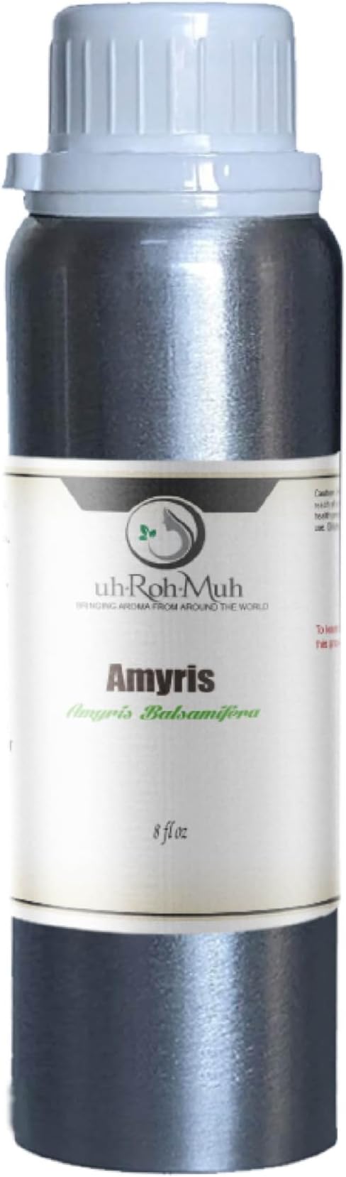 Pure Amyris Essential Oil – 100% Natural Steam-Distilled Amyris Balsamifera Oil from Haiti – Warm Woody Balsamic Aroma for Diffusers, Candles, Perfumes, Massage Blends, Skincare & Aromatherapy – 8 oz