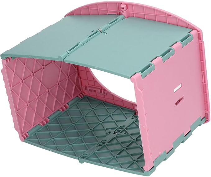 KIMISS Foldable Portable Toddler Potty - Travel & Camping Baby Toilet for Easy on Long Drives (Green Pink)