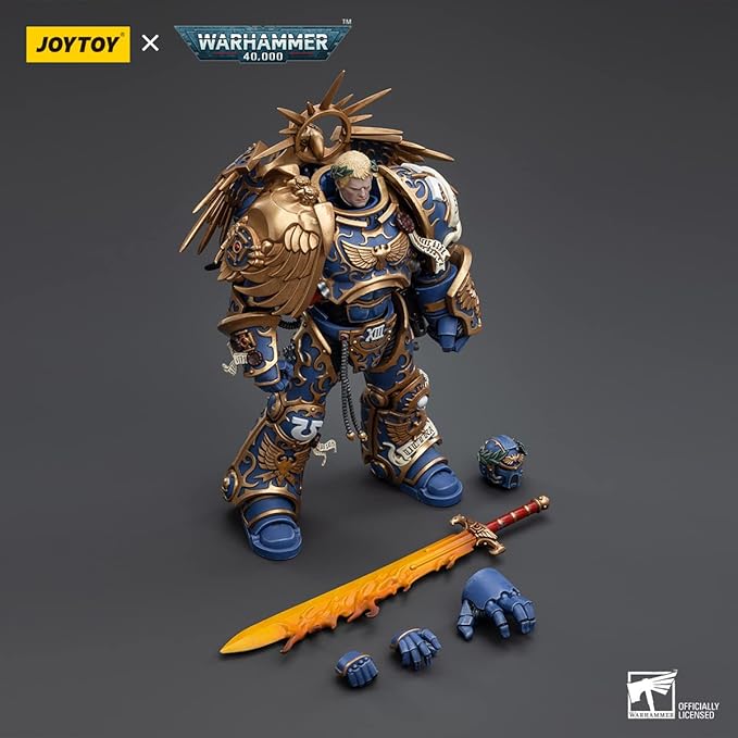 JoyToy Warhammer 40K 1/18 Action Figure Mecha Joy Toy Model Toys Ultramarines Primarch Roboute Guilliman