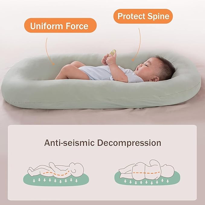 Baby Lounger for Newborn Babies 0-24 Months Infant Floor Seats & Loungers