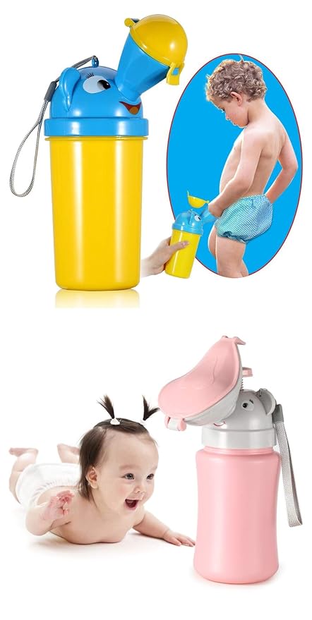 ONEDONE Portable Baby Child Potty Urinal Emergency Toilet for Camping Car Travel and Kid Potty Pee Training for Boys and Girls