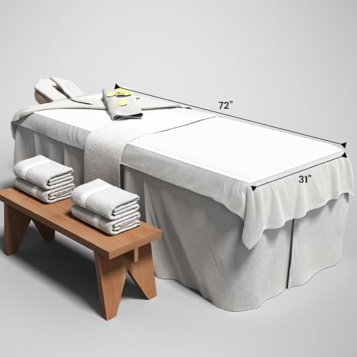 ForPro Professional Collection Fleece Massage Table Warmer, Extra Large 31" x 72" Heating Pad with 9 Heat Settings, Rapid Warming, LED Controller, 6' Detachable Power Cord