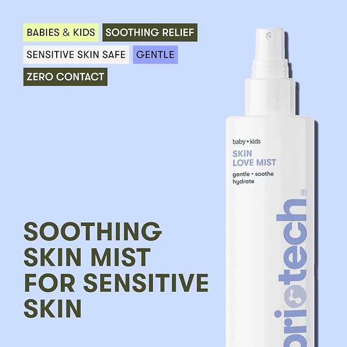 Briotech Baby Skin Love Spray | Gentle Hypochlorous Acid Mist for Soothing, Calming & Cleansing Delicate Skin | Pediatrician-Approved, Added Fragrance-Free | 4 oz