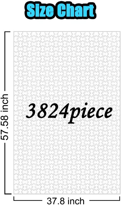 Custom Puzzle from Photo Custom Jigsaw Puzzle Unique Birthday Present Suitable for Children Family and Friends Personalized Puzzle-Multi Size (3824piece-Cardboard)