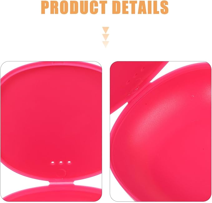 Storage Box 2-Pack Portable Silicone Case Compact Holder for Travel and Feminine Care Organizer