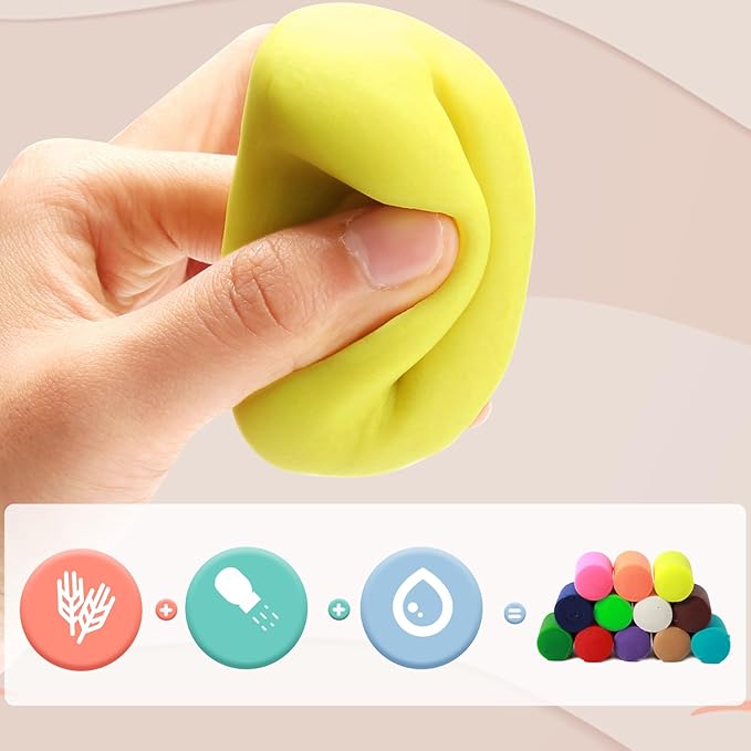 VConejo Color Dough Sets for Kids Ages 2-4, Planets Theme Color Dough Tool Set for Kids Ages 4-8, Color Dough Accessories Toys for Ages 5-7 Boys Girls Toddlers 14 Piece