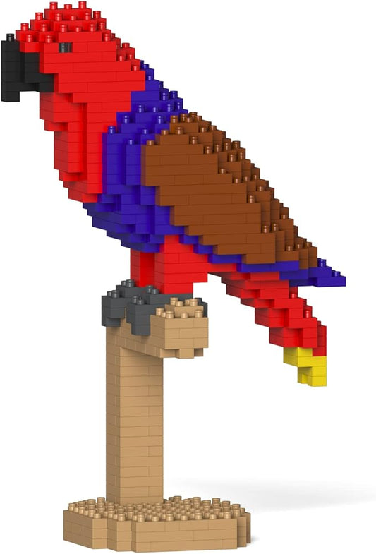 JEKCA Eclectus 01S | Parrot Plastic Building Blocks | Age 14+