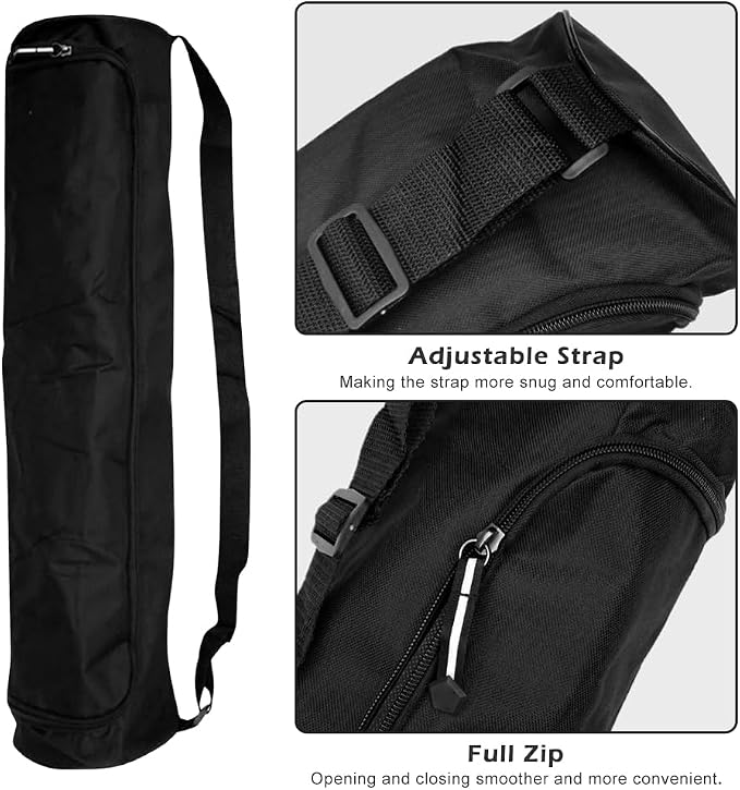 Yoga Mat Bag for Women and Men,with Adjustable Strap and Full Zip Large Opening Multi-Functional Travel Yoga Gym Bag for Class Travel and Gym