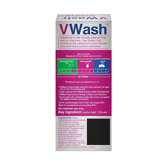 VWash Plus for Feminine Care and Hygiene, 100 ML
