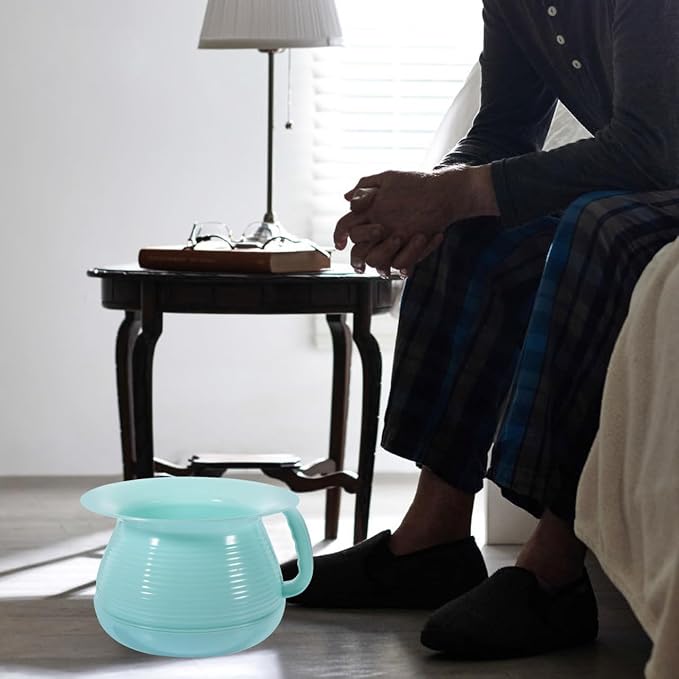 Portable Spittoon with Lid: Toddler Training Potty - Bedside Urinal for Seniors Hospital Patients