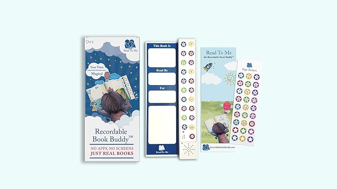 The Recordable Book Buddy – Screen-Free Storytelling Device for Kids, Personalized Audio Reader, Perfect for Grandparents & Long-Distance Families