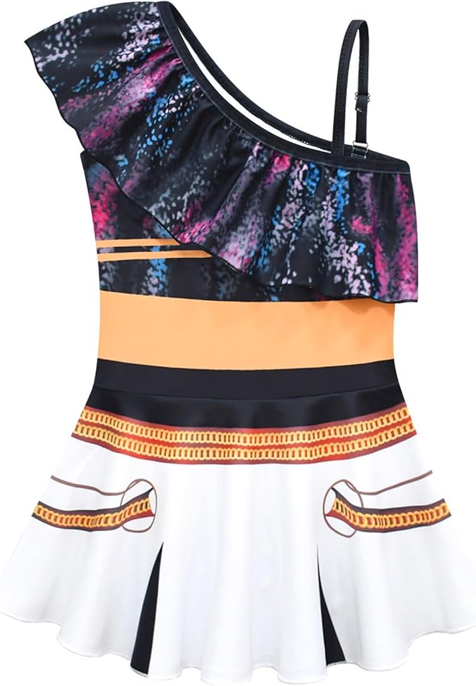 One Piece Swimsuit for Girls Demon Hunter Merch Costume Swimwear for Kids Bathing Suit