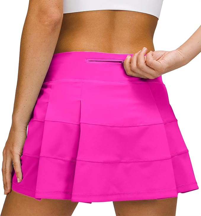 Athletic Tennis Golf Skorts Skirts for Women with Pocket Workout Running Sports Pleated Skirts Casual