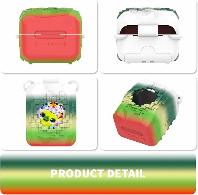 Soft Silicone Case for Bitzee Magicals Interactive Toy Digital Pet, Shockproof and Protective Carrying Case for Bitzee Magicals Virtual Electronic Pets with Lanyard (Mint Green)
