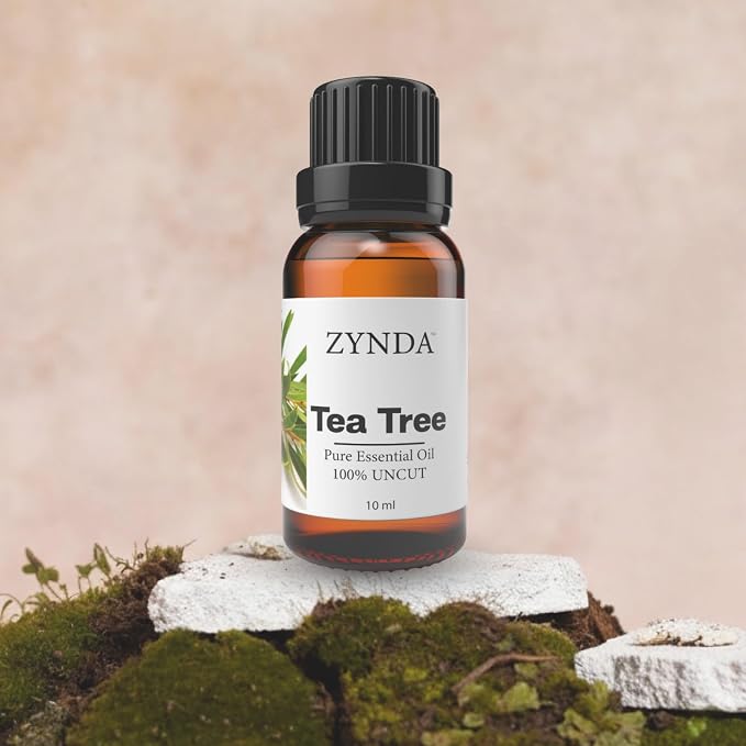 Tea Tree Essential Oil for Skin – 100% Pure & Natural | Organic Tea Tree Oil for Hair, Face & Scalp | Uncut • Raw • Very Potent Essential Oils for Daily Care, Aromatherapy & Refreshing Cleanse