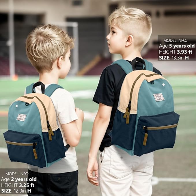 Toddler Backpack for Boys 2-5: Preschool Kindergarten 13" Daycare Backpacks Fit A4 Folder