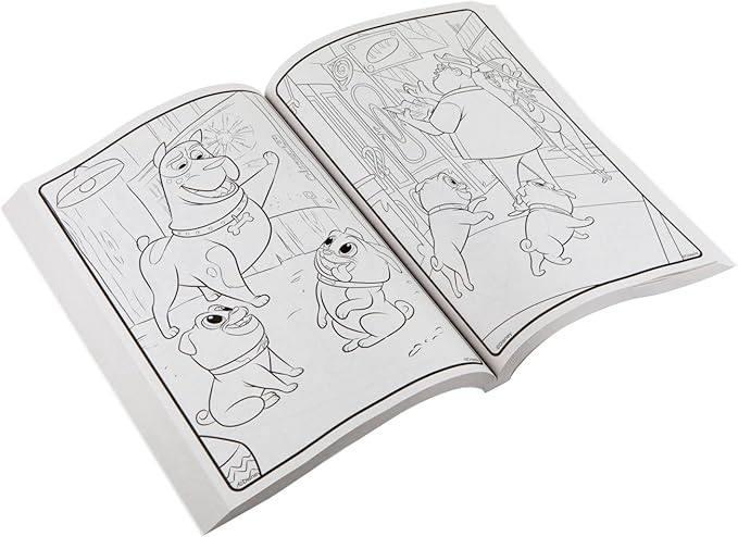 Crayola Disney Jr. Coloring Book (288 Pages), Includes Disney Stickers, Giant Coloring Book for Kids & Adults, Travel Activity, Ages 3 +