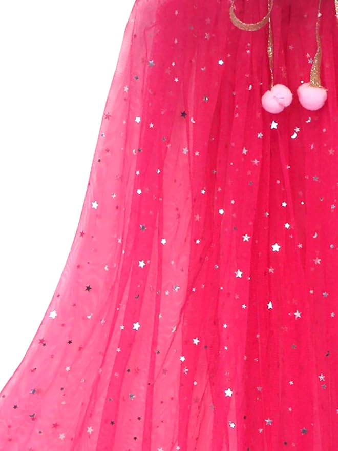 FKKFYY Rainbow Cape Cloak for Girl Princess
