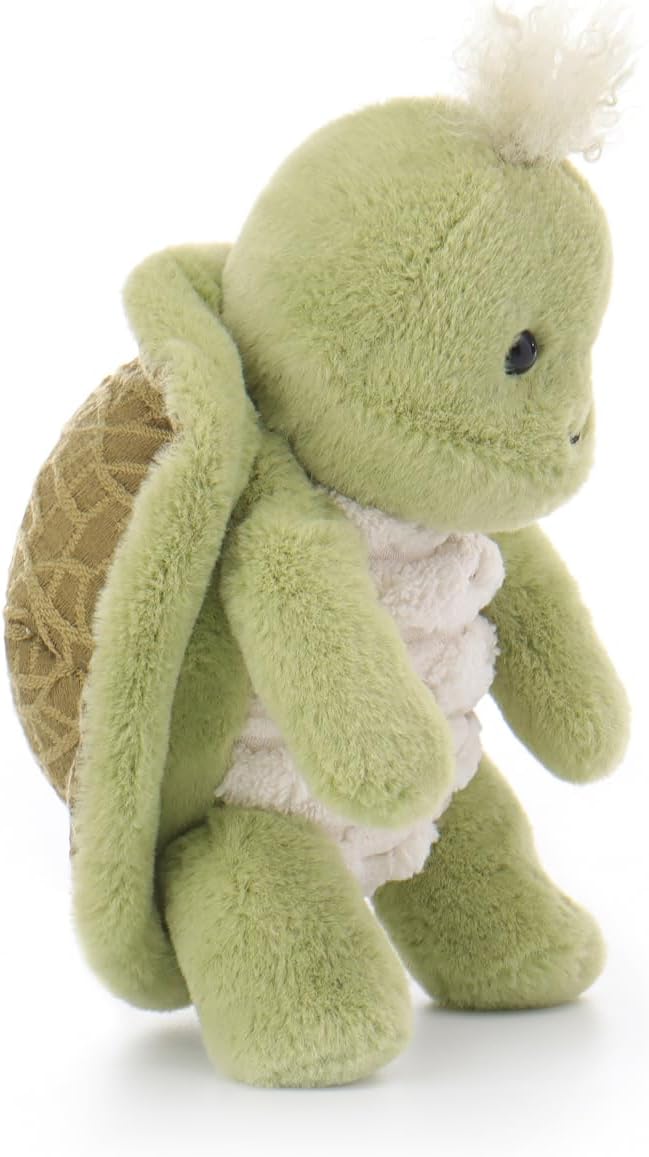 Apricot Lamb Clever Turtle Manman Stuffed Animals for Kids, Soft Cute Plush Toys for Baby Girl and Boy, 6.5 Inches