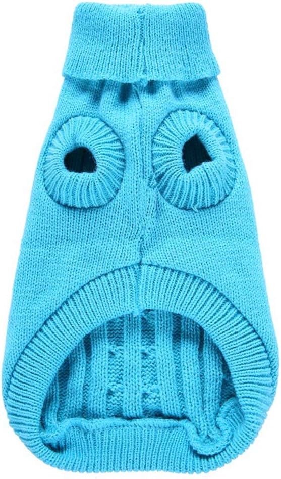 Dog Sweater for Small, Medium, Large Dogs - Warm Winter Classic Turtleneck Pet Clothes Coat for Puppies, Cats - Cute Christmas Sweaters for Girls Boys