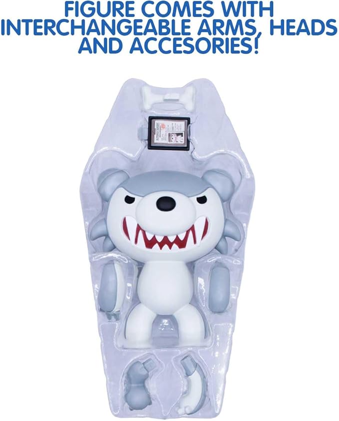 Just Toys LLC Deddy Bears Series 1 Howler – 4" Buildable & Customizable Action Figure