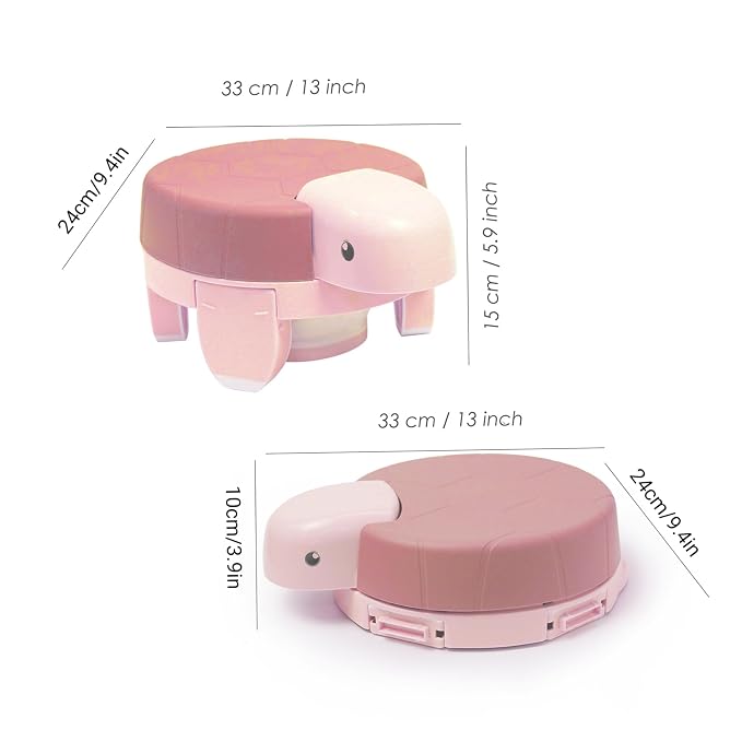 Portable Potty Seat for Toddler Travel Multi use Plastic Foldable Portable Toilet for Kids