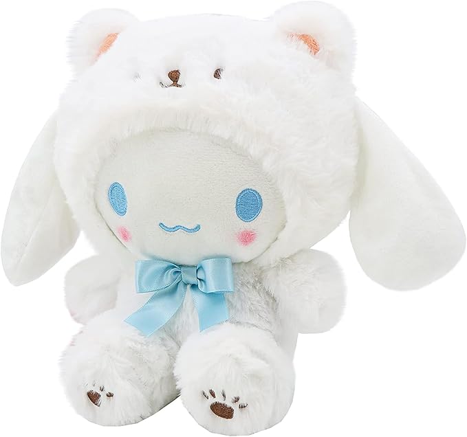 Cartoon Kawaii White Bear Cross-Dressing Series Plush,Soft Plush Doll Cute Soft Toys, Plush Pillow Stuffed Animals Toy Birthday Gifts for Girls Kids (D)