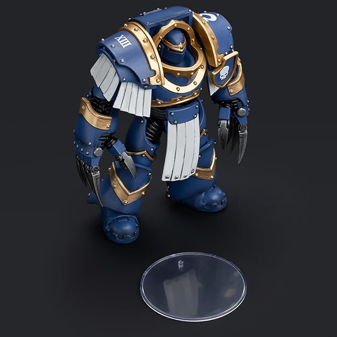 JOYTOY Warhammer 30K The Horus Heresy1/18 Action Figure Ultramarines Cataphractii Terminator Squad Terminator with Lightning Claws Collection Model