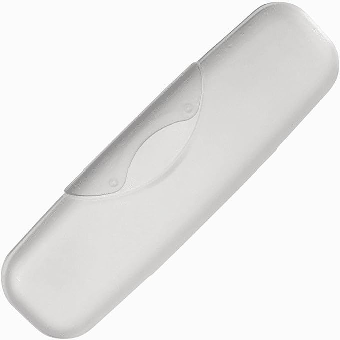 RADIUS Large Tampon Travel Case - Seamless Protective Storage Container, Durable Makeup and Medicine Purse Organizer with Secure Snap Lock (6 x 2 x 0.75 in) - Pack of 1, Clear