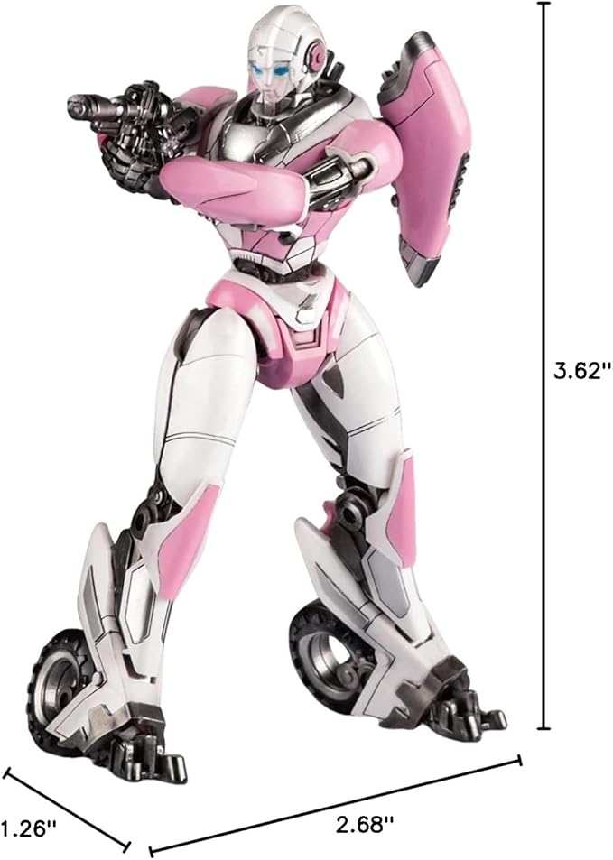 Arcee Figure Model Kit – Cybertron Easy to Assemble 3D Articulated Action Pre Painted Collectible Series Toys Hobby 08128