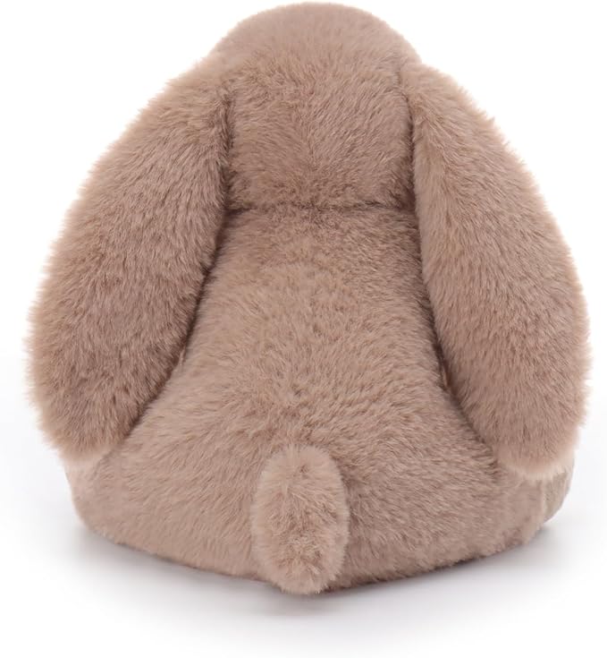 Apricot Lamb Cocoa Brown Bunny Stuffed Animals for Kids, Soft Cute Plush Toys for Baby Girl and Boy, 7.9 Inches
