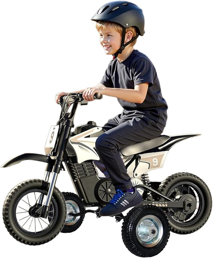 Hardline Products USA Training Wheels for K1 Kids Electric Dirt Bike 36V Motorcycle - Ecoleap Electric Dirtbike - 1602-UT-Ecoleap K1