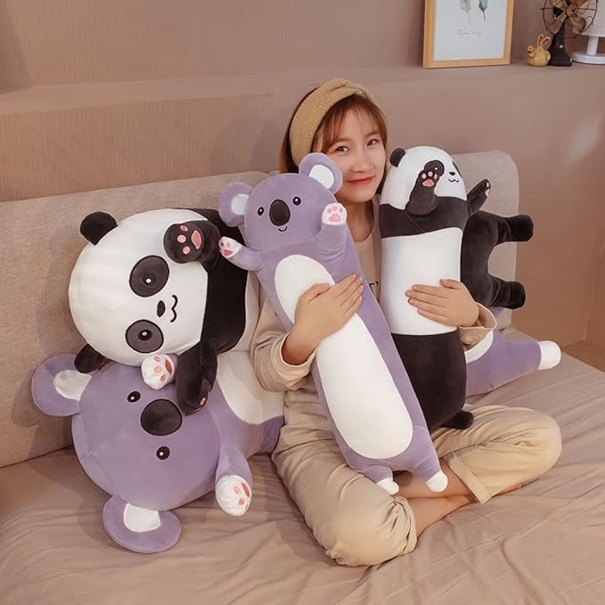 Long Kaola Plush Toy Cute Cartoon Kaola Stuffed Animal Plush, Soft Long Kaola Sleeping Hugging Plush Pillow, Kaola Plush Toy for Kids Girlfriend(130cm/51.1 inch)