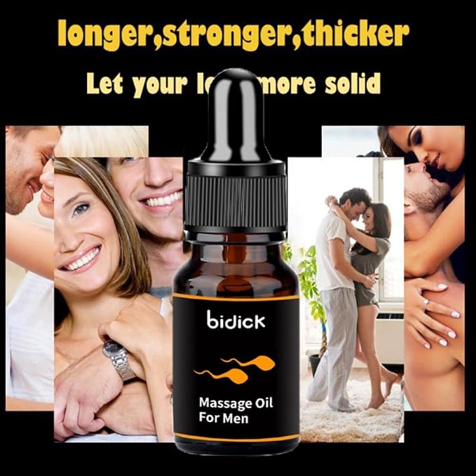 Pure Natural Botanical Oil Men Cock Enlarge Essence Oil Male Penis Growth Oil Increase Sex Time Dick Stronger Oil Spray (Oil)