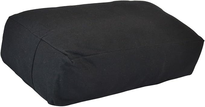 YogaAccessories Supportive Rectangular Cotton Yoga Bolster