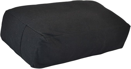 YogaAccessories Supportive Rectangular Cotton Yoga Bolster