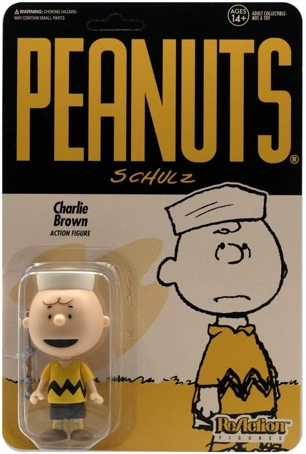 Super7 Peanuts Camp Charlie Brown 3.75 in Reaction Figure